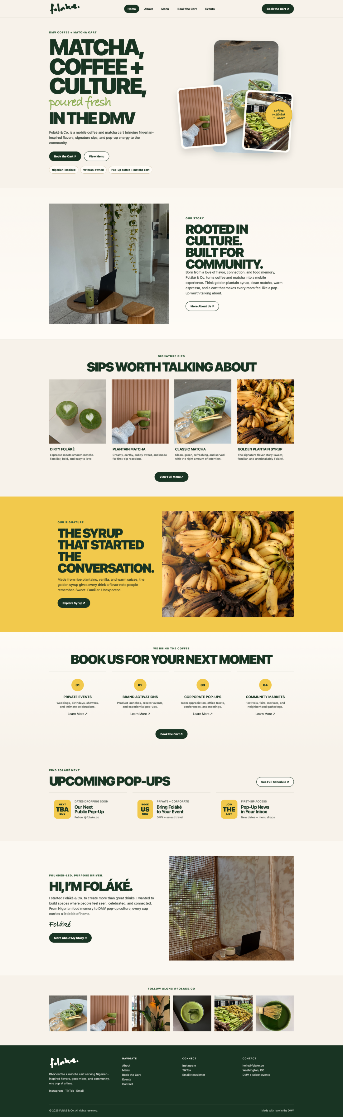 Foláké and Company homepage