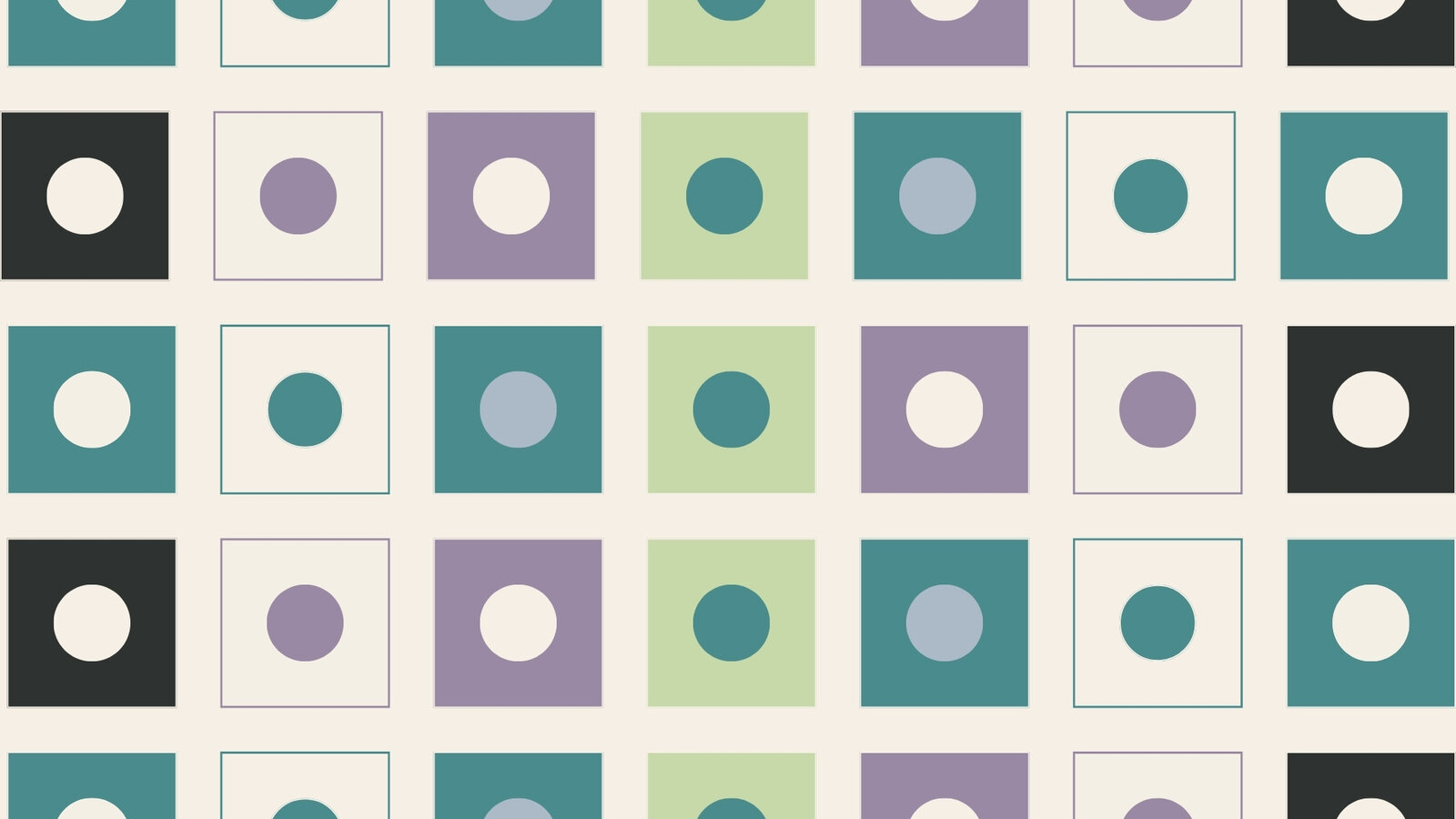 Petti Pathways repeating path-mark pattern in the brand palette